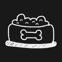 dog food doodle drawing