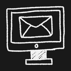 computer mail doodle drawing