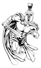 Trojan mascot character