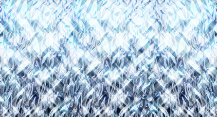 Shiny futuristic texture. Heat insulation material.