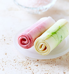 Two Handmade Soaps on a Soap Dish