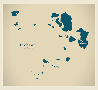Modern Map - Incheon KR