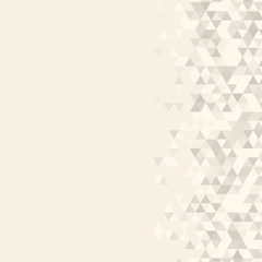 Beige triangle template