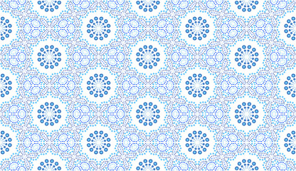 Abstract seamless pattern in Moroccan style