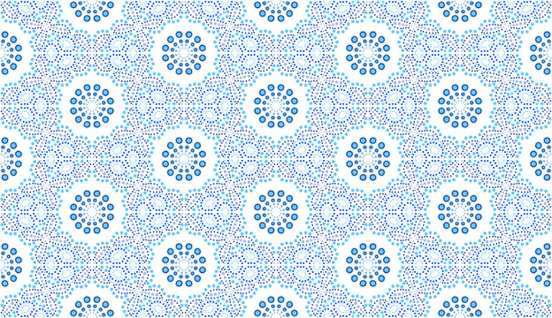 Abstract seamless pattern in Moroccan style
