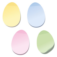 Easter Eggs Sticky Notes