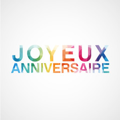 joyeux anniversaire