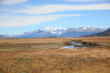 Overview of South Patagonia farmland