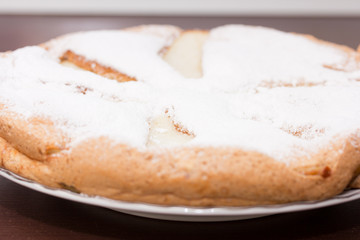 cake with icing sugar