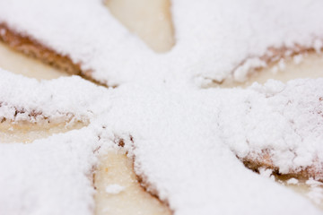 cake with icing sugar