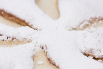 cake with icing sugar