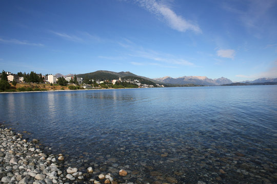 Nahuel Huapi lake and San Carlos de Bariloche in background