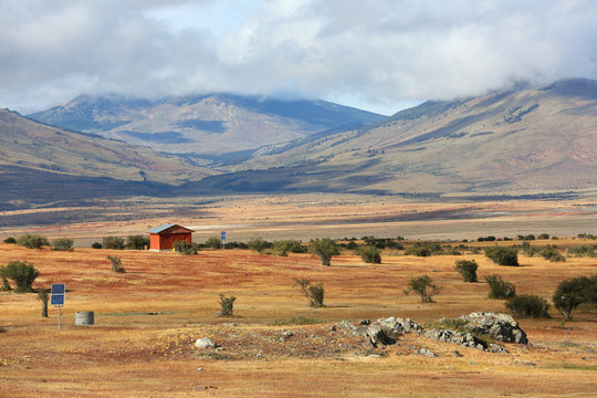 Overview of South Patagonia farmland