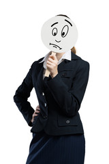 Unrecognizable businesswoman