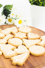 Homemade gingerbread cookies