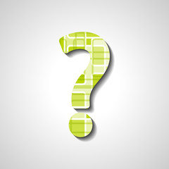 Abstract question mark