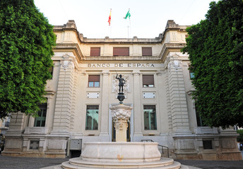 Fuente de Mercurio, Banco de España, Sevilla, España