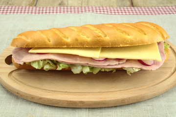 sandwich au jambon