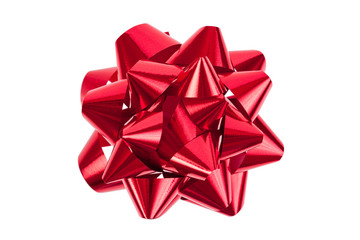 Red gift bow
