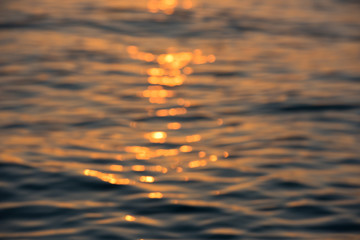 Blur background of the water surface