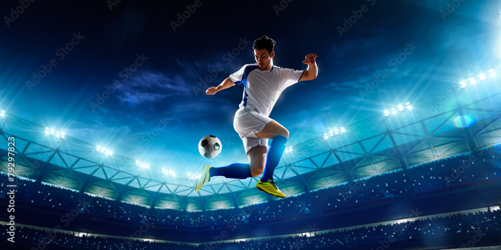 Canvas Prints Soccer player in action