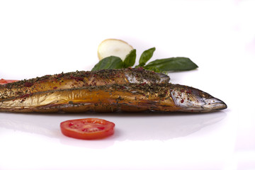 Grilled mackerel with spice