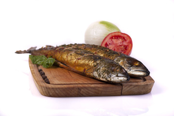 Grilled mackerel with spice