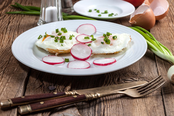 Tasty breakfast.