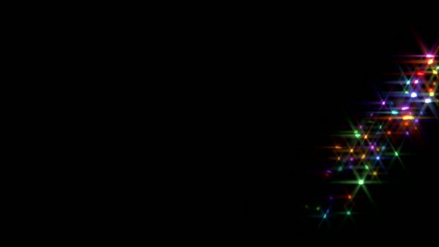 Magic sparkles fairy dust wand particle trail multicolor