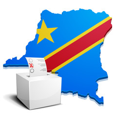 Obraz premium ballotbox DR Congo