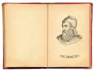 Archimedes illustration - obrazy, fototapety, plakaty