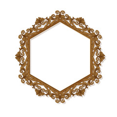 carved frame for picture or photo
