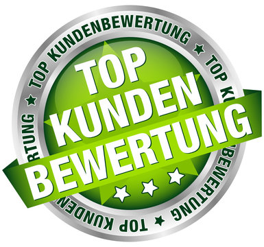 Button Banner "Top Kundenbewertung" grün