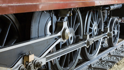 Lokomotive im Verkehrshaus Schweiz