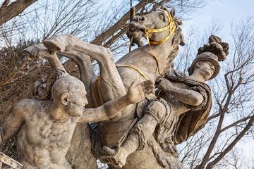 Monument of king Sobieski in Royal Baths Park, Warsaw, Poland