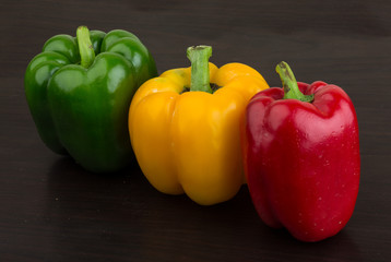 Fresh Bulgarian peppers
