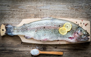 Fresh trout
