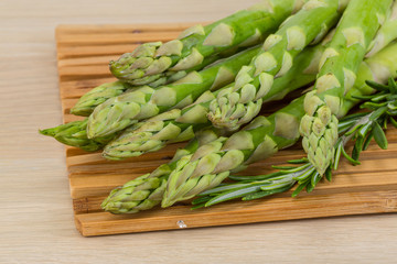 Raw asparagus