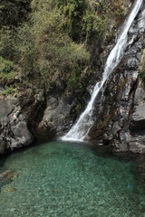 Bhagsunag Wasserfall bei Dharamsala in Indien
