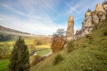 Spitzer Stein im Lautertal bei Reutlingen