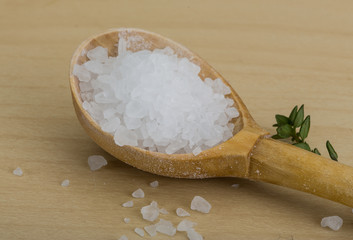Sea salt crystal