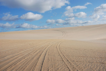 Fototapeta na wymiar dunes de genipabu