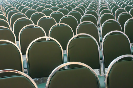 Rows of new chairs