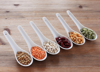 Bohnen, Erbsen und Linsen