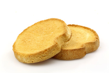 freshly baked rusks with a grip to get it out of the container