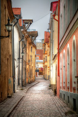 Fototapeta premium Stare ulice europejskich miast.