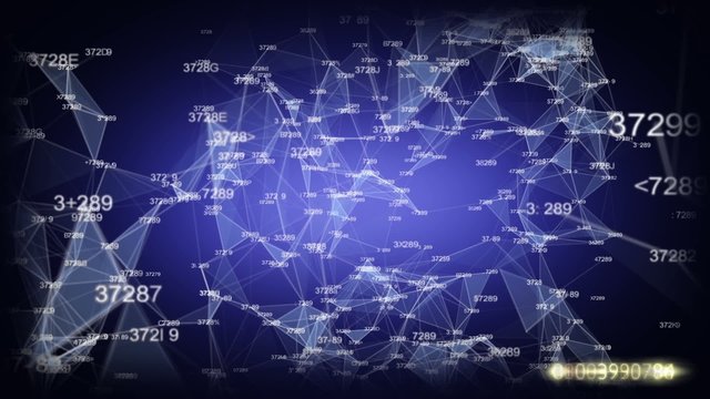 Background with technological data network