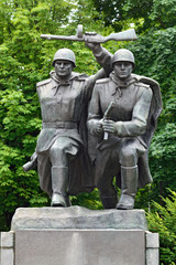 Composition Storm. Memorial to 1200 guards, Kaliningrad, Russia