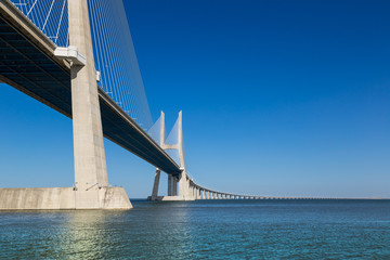 Vasco da Gama Bridge in Lisbon
