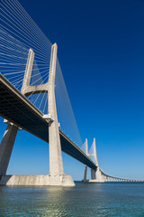 Naklejka premium Vasco da Gama Bridge in Lisbon